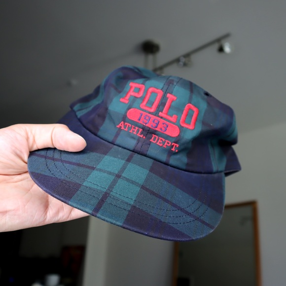 polo plaid hat